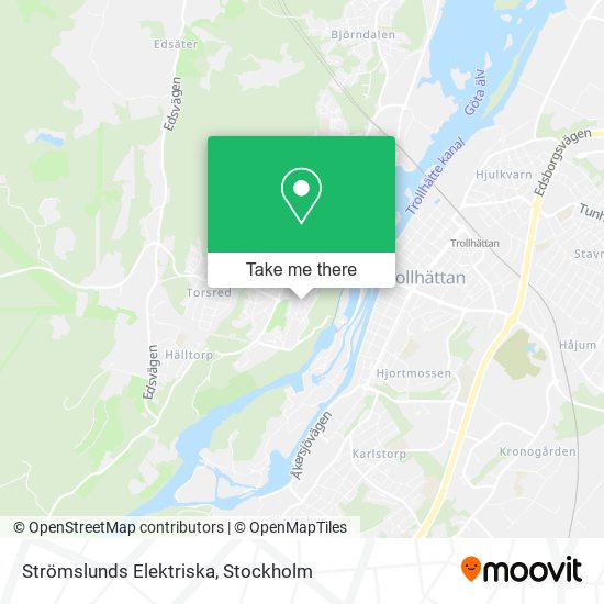 Strömslunds Elektriska map