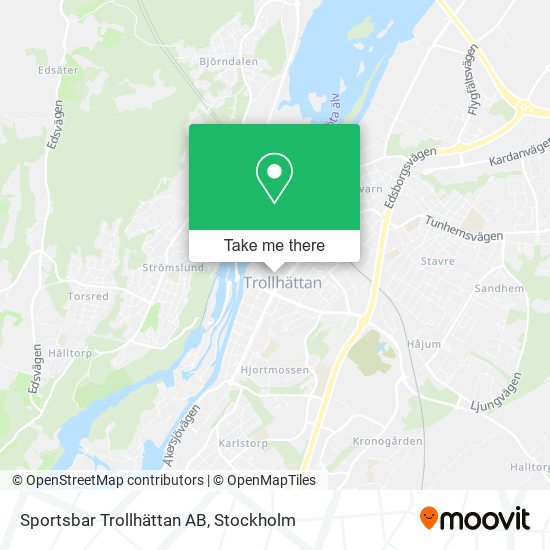 Sportsbar Trollhättan AB map