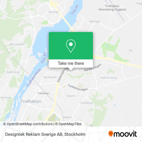 Designtek Reklam Sverige AB map