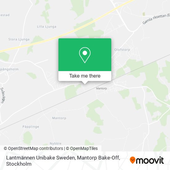 Lantmännen Unibake Sweden, Mantorp Bake-Off map