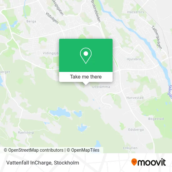 Vattenfall InCharge map
