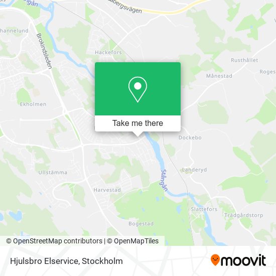 Hjulsbro Elservice map