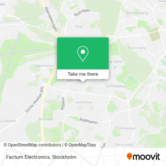 Factum Electronics map