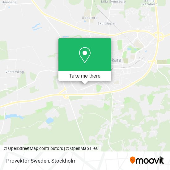 Provektor Sweden map