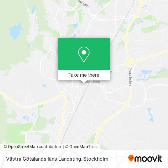 Västra Götalands läns Landsting map