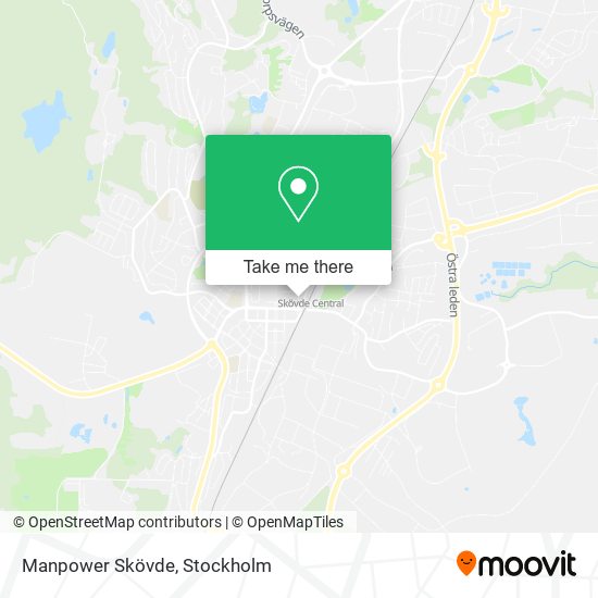 Manpower Skövde map