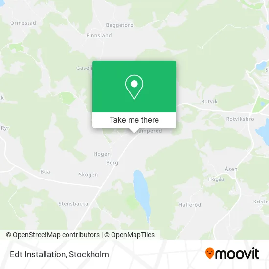 Edt Installation map