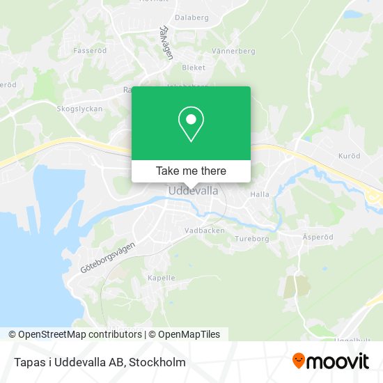 Tapas i Uddevalla AB map