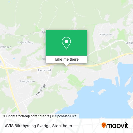 AVIS Biluthyrning Sverige map
