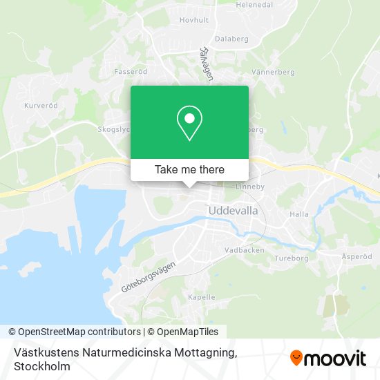 Västkustens Naturmedicinska Mottagning map