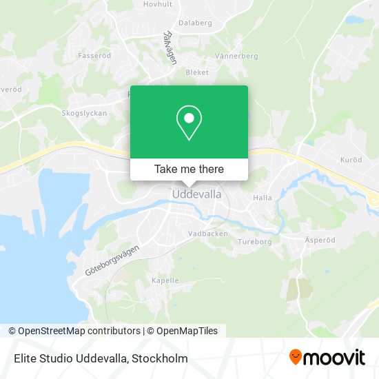 Elite Studio Uddevalla map