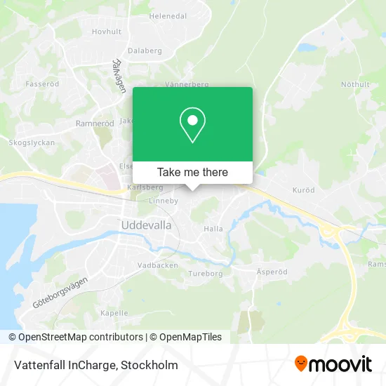 Vattenfall InCharge map