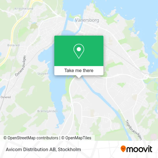 Avicom Distribution AB map