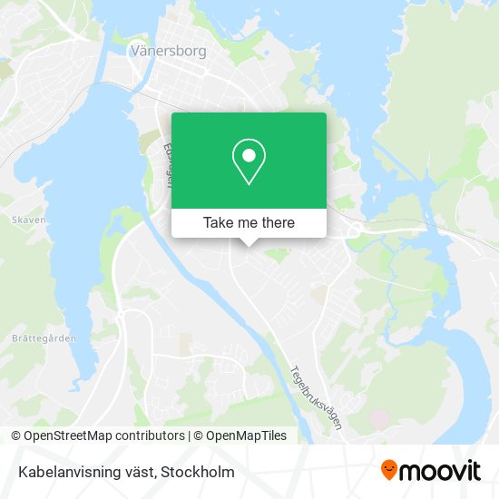 Kabelanvisning väst map