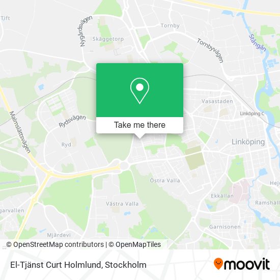El-Tjänst Curt Holmlund map