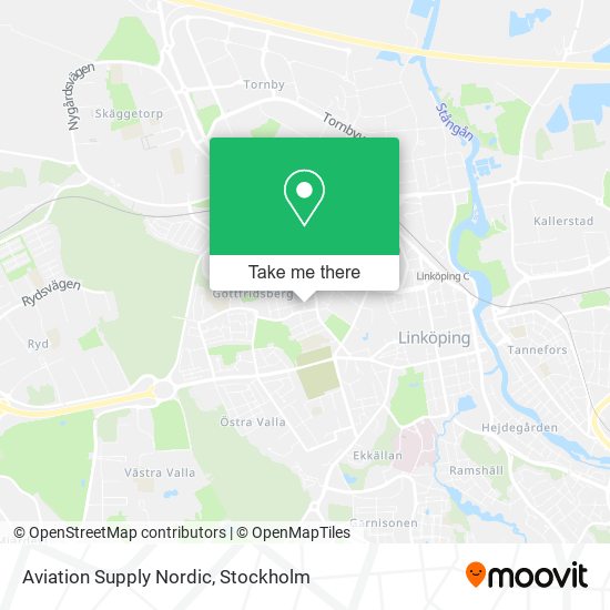 Aviation Supply Nordic map