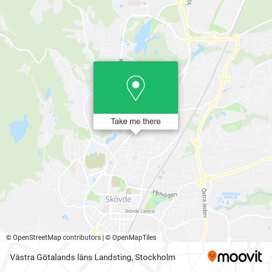 Västra Götalands läns Landsting map