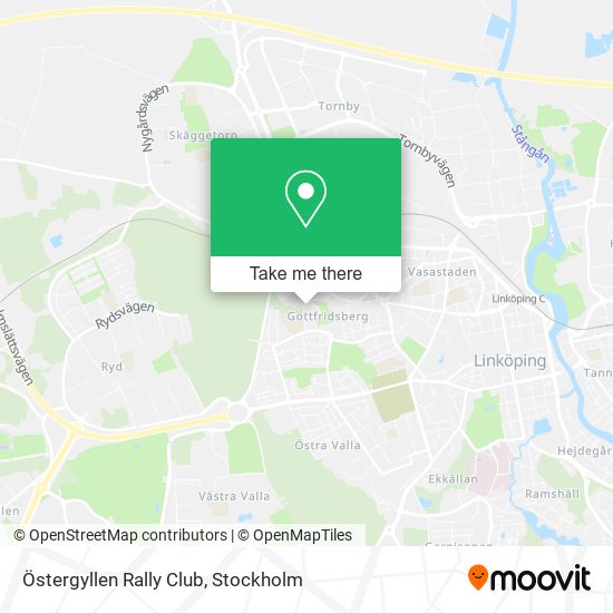 Östergyllen Rally Club map