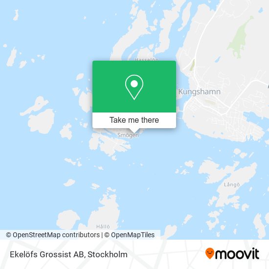 Ekelöfs Grossist AB map