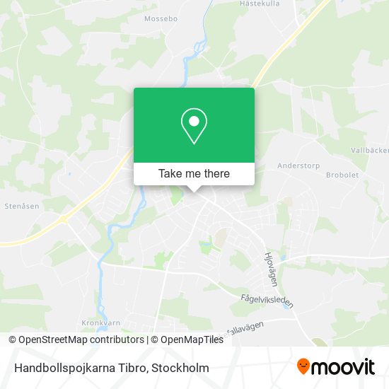 Handbollspojkarna Tibro map