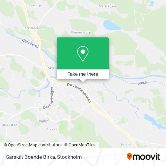 Särskilt Boende Birka map