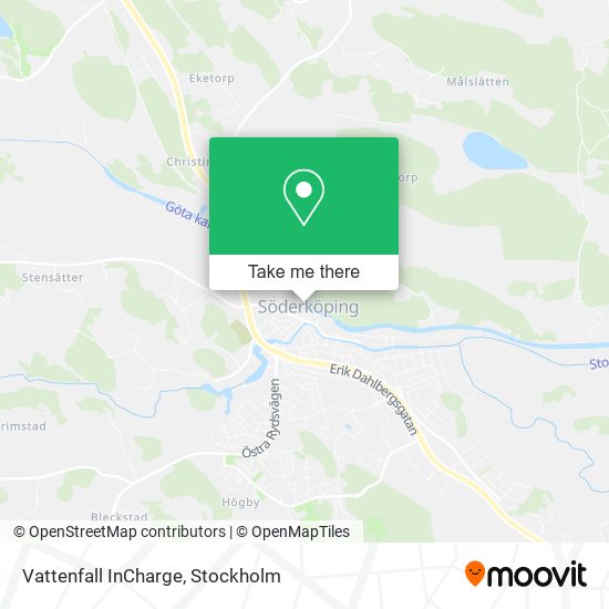 Vattenfall InCharge map