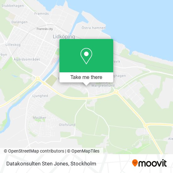 Datakonsulten Sten Jones map