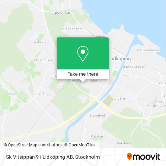 Sk Vitsippan 9 i Lidköping AB map