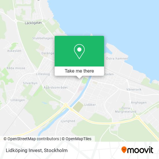 Lidköping Invest map