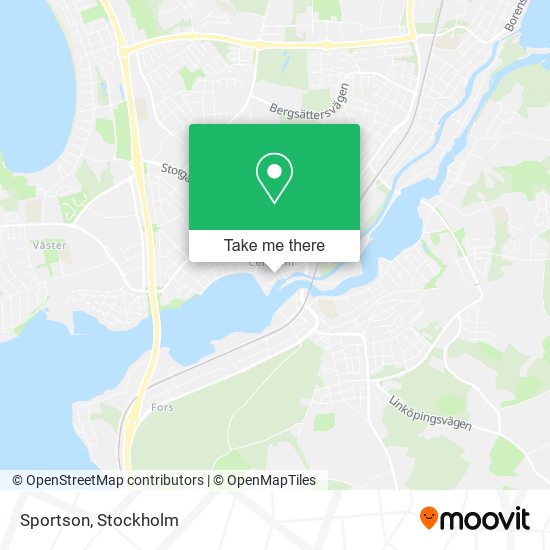 Sportson map