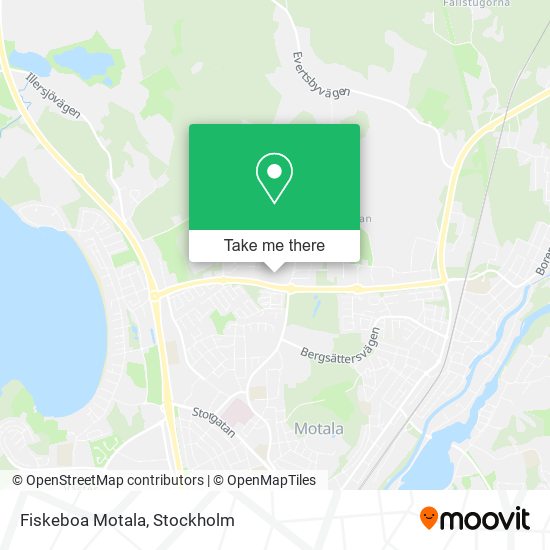 Fiskeboa Motala map