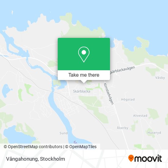 Vångahonung map