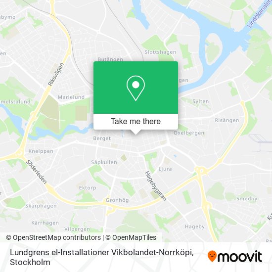 Lundgrens el-Installationer Vikbolandet-Norrköpi map