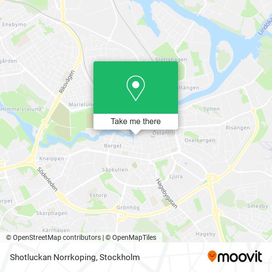 Shotluckan Norrkoping map