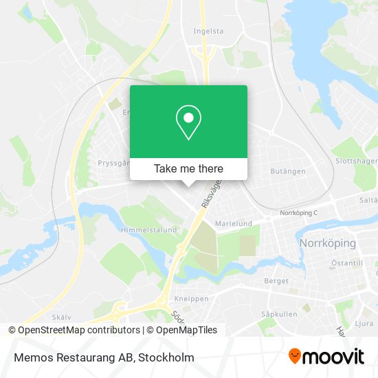 Memos Restaurang AB map