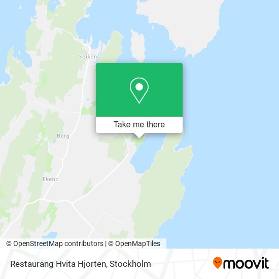 Restaurang Hvita Hjorten map