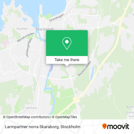 Larmpartner norra Skaraborg map