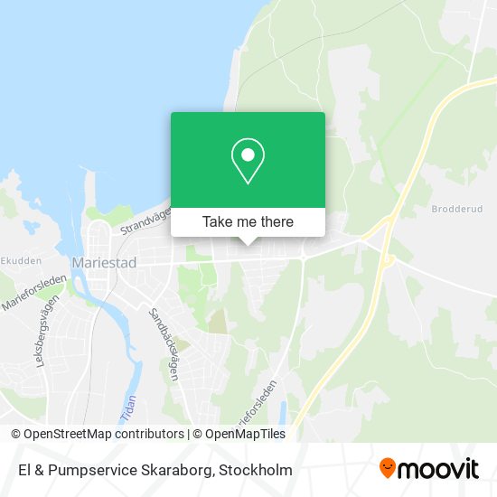El & Pumpservice Skaraborg map