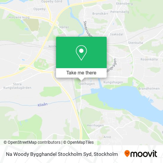 Na Woody Bygghandel Stockholm Syd map