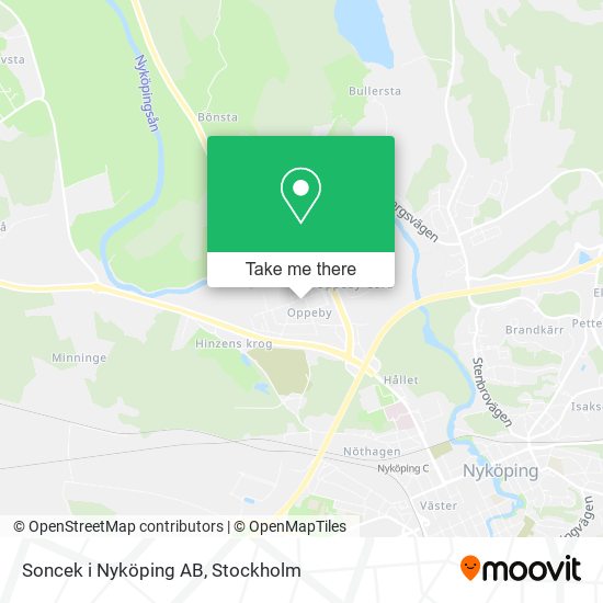 Soncek i Nyköping AB map