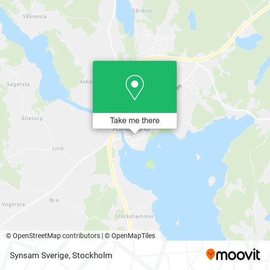 Synsam Sverige map