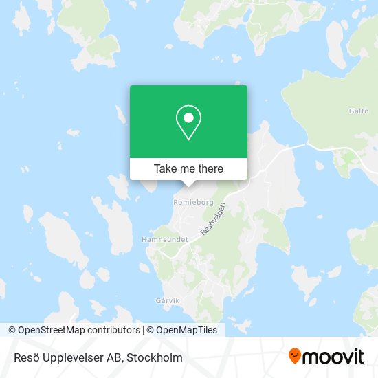 Resö Upplevelser AB map