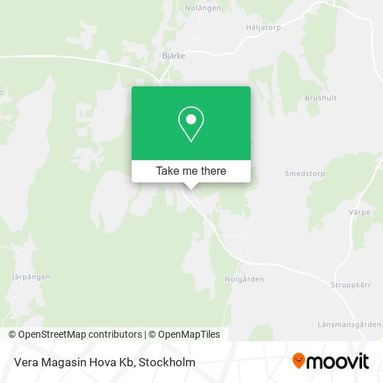 Vera Magasin Hova Kb map
