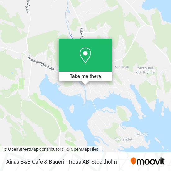 Ainas B&B Café & Bageri i Trosa AB map