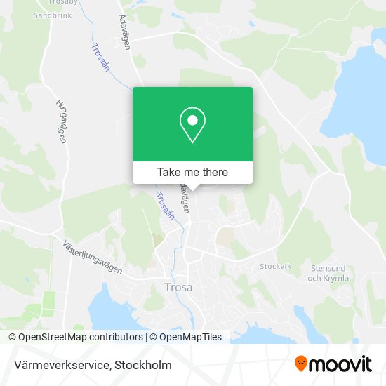 Värmeverkservice map
