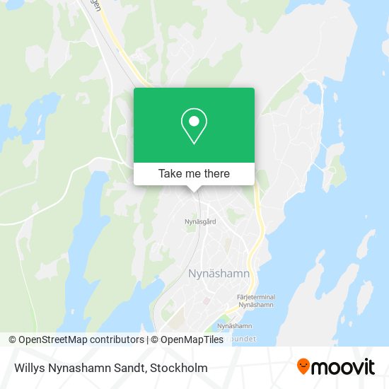 Willys Nynashamn Sandt map