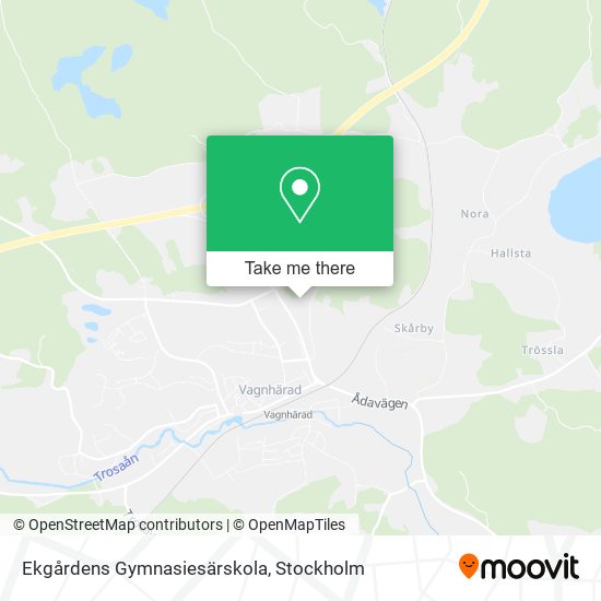 Ekgårdens Gymnasiesärskola map