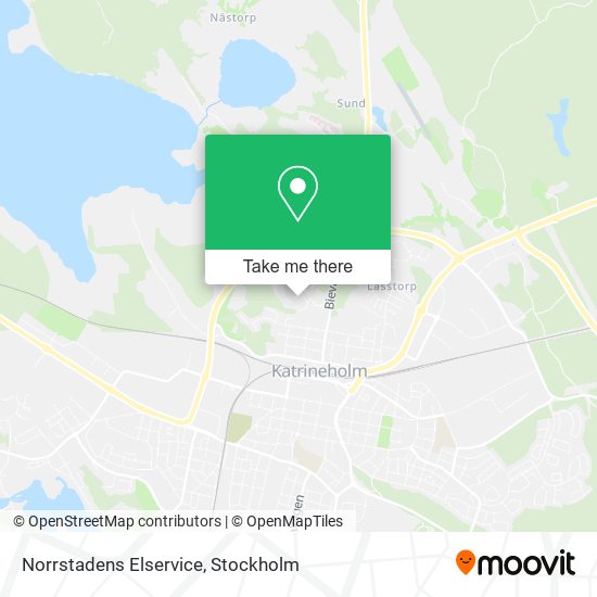 Norrstadens Elservice map