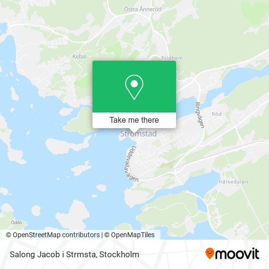 Salong Jacob i Strmsta map