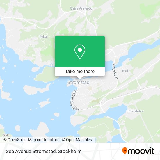 Sea Avenue Strömstad map